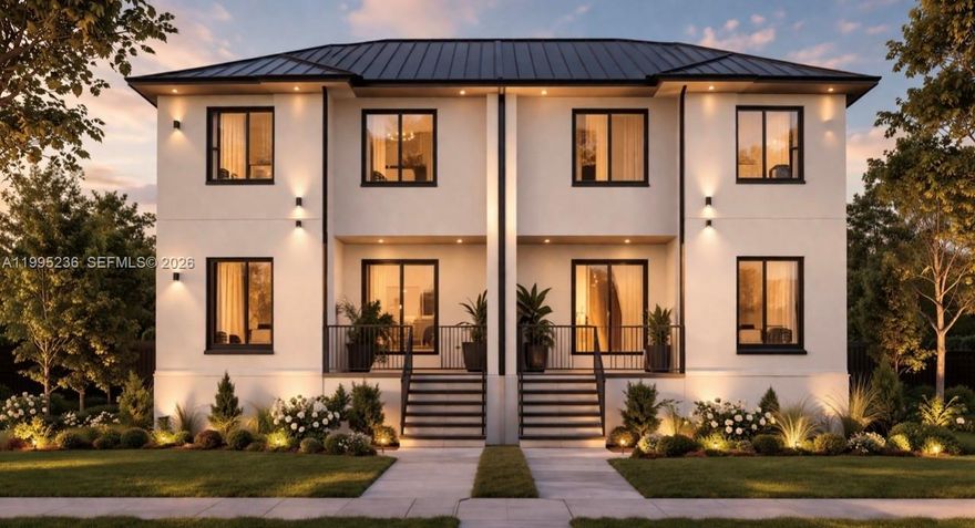 A true shovel-ready opportunity with approved permits in place, allowing construction to begin immediately. The project consists of a two-story duplex with thoughtfully designed, developer-friendly plans that prioritize both efficient construction and strong end-user appeal.
Each unit offers approximately 1,200 square feet across two levels, with three bedrooms, bright living spaces, a main living area on the ground floor, and a second upstairs living room that adds flexibility and value. A large approximately 600 square foot upper terrace deck extends the living experience outdoors, while private parking and generous rear yard space further enhance the functionality of each residence.
The mirrored layout creates a clean, efficient, and easy-to-build design, making the project well suited for a developer or builder looking for a permitted product that can move straight into construction.