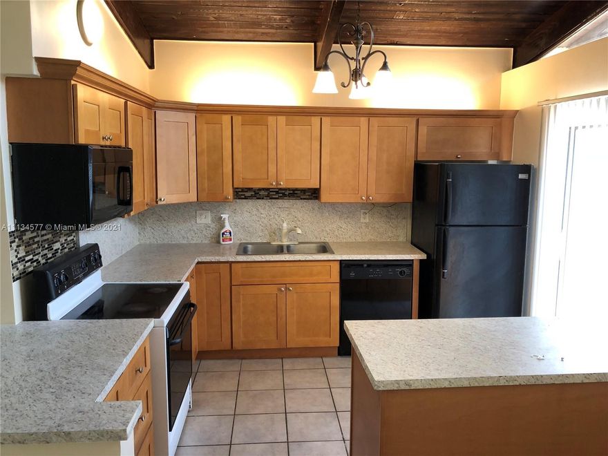 SENIOR COMMUNITY. Beautifully renovated 2x2 Villa. New floors in the living area and bedrooms. Charming wood beamed ceilings & renovated kitchen. Tiled kitchen. Courtyard entry & large screened patio. No upstairs neighbors! 1 assigned parking. Washer/dryer inside unit. Gated community. Many amenities. MUST BE 55+ YEARS OLD. Association requires: $200 Deposit, 650+ CREDIT, no bankruptcies & evictions last 7 years, no commercial vehicles. 1 pet (no aggressive breeds/ -25lbs). Landlord requires: Monthly income 2.5x rent. 1st month + 2 months Security Deposit. Other charges required by Association: $25 ID fee + $25 refundable deposit + $25 barcode per car + $25 refundable deposit. Move-in process takes up to thirty days, and the Association offers a rush fee to reduce the delay to 10 biz days.