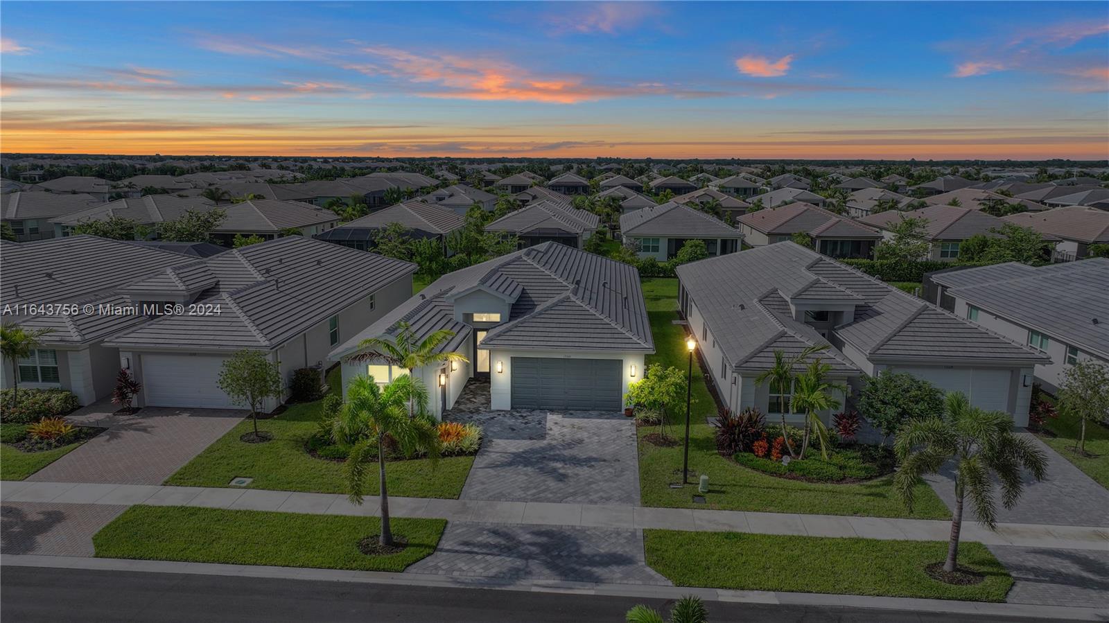 Introducing Valencia Grove in Riverland's exclusive 55+ community. Built in 2022, This Gorgeous Atlantica Model Home Boasts 3 Bedrooms, 2 Bathrooms and almost 2200sqft. LOADED with 80K in Upgrades!! Upon Entry you are greeted by the Open Concept Chef Style Kitchen with a Large Island, Quartz Countertops, Stainless Steel Gas Appliances and Custom Cabinets. Split Bedroom Floorplan with Tile Throughout Main living Area and Carpeted Bedrooms. The Master Suite features Double Walk-in Closets and Spa Like Master Bathroom with Walk-in Shower and Double Vanity. Complete Hurricane Impact Windows and Doors, Oversized Garage with Golfcart Charging Station, Screened in Lanai. Resort Style Community offering Restaurant, Pool, Fitness Center, Spa, Tennis, Pickle Ball, Security & More! Pets OK