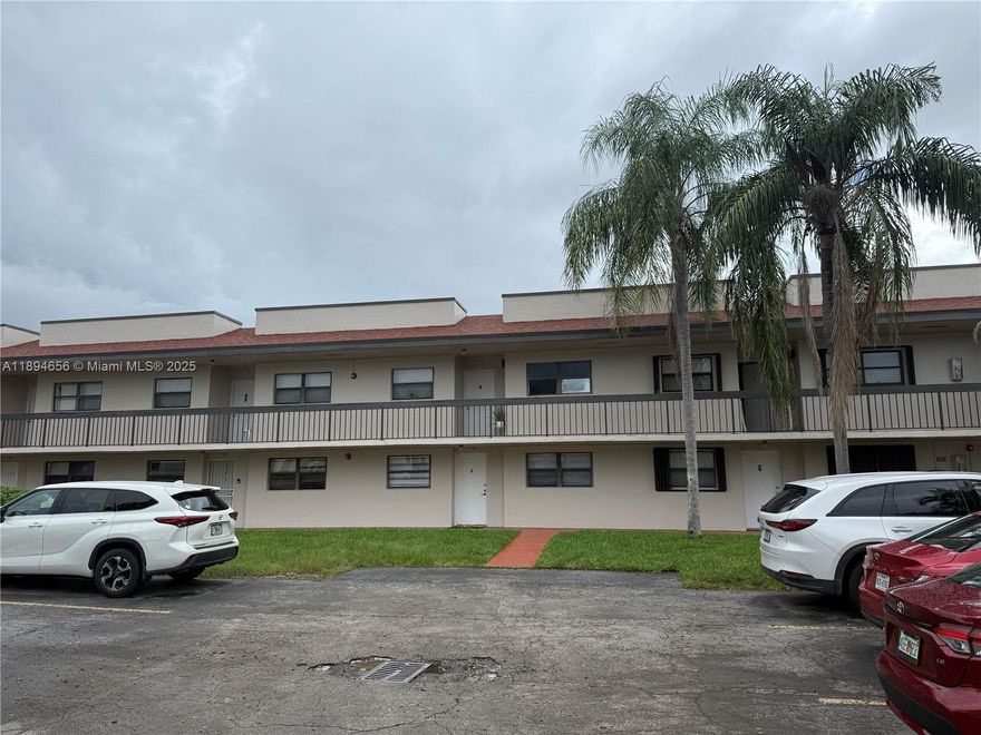 Move-in ready, 2 bed 1.5 bath, second floor unit, tile floors, balcony, master with large walking closed, assigned parking plus guest parking, easy to show, great location, must see!!