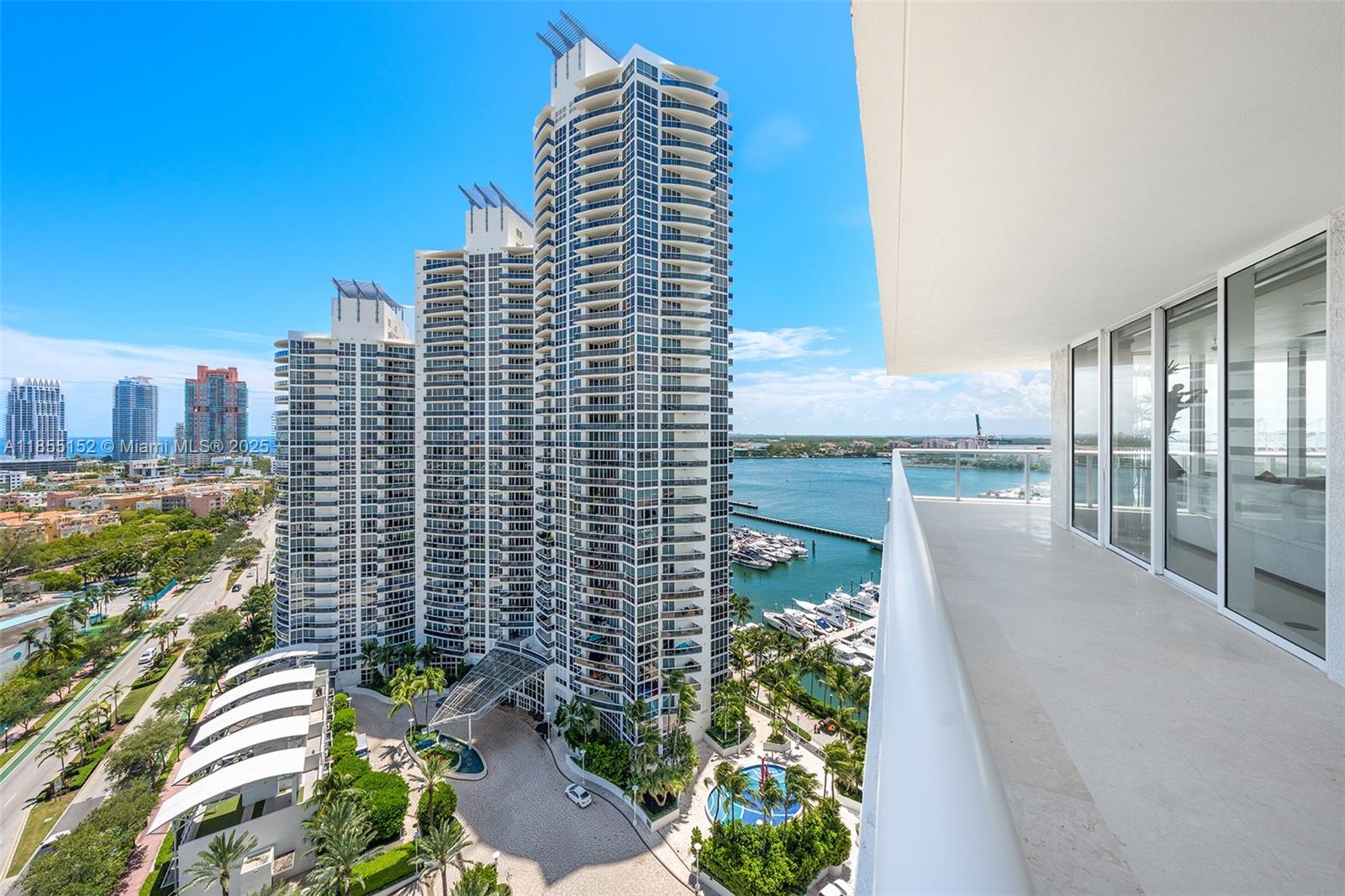 Rare high-floor corner Line 07 at the ICON South Beach. Fully renovated and designer-furnished, this 2BR/2.5BA residence features soaring ceilings, marble, travertine, and wood floors, plus floor-to-ceiling glass with panoramic ocean, bay, and skyline views. The 1,500 sq. ft. wraparound terrace offers unmatched outdoor living from sunrise to sunset. The chef’s kitchen boasts premium appliances and custom cabinetry. Primary suite includes terrace access, custom closets, and spa-like bath. Enjoy ICON’s 5-star amenities: two resort pools, fitness center, spa, on-site restaurant, concierge, and valet. Located in South of Fifth, steps to the beach, South Pointe Park, and world-class dining. Move-in ready and truly one-of-a-kind