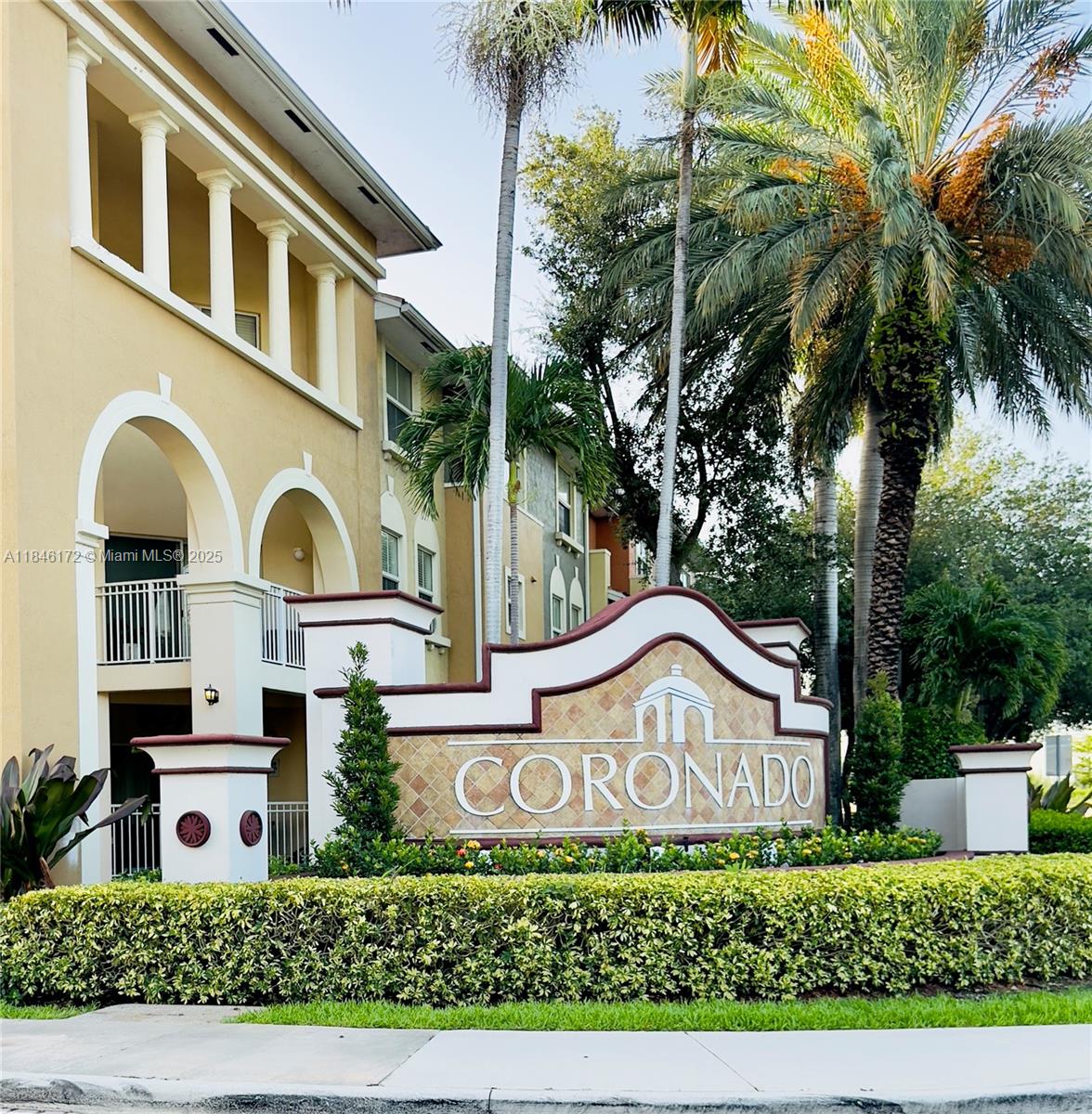 BEAUTIFUL 3/2 in Doral, Gated Coronado community with 24/7 security. Ground floor apartment with a balcony. Modern open kitchen with granite countertop and SS appliances. Ceramic floor. Washer & dryer in the unit. Assigned parking. Pool and GYM in community. Top-rated schools. Close to shopping mall, supermarket and restaurants. Easy to show.
Available August 15th.
