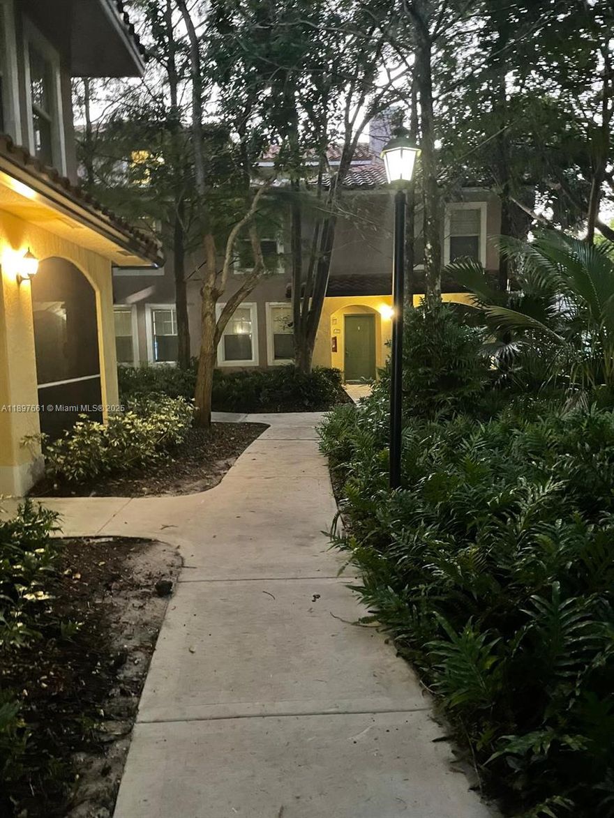 Corner unit townhouse, freshly painted, with two bedrooms, two and a half bathrooms, and a one-car garage. Washer and dryer included in the unit. Water is included in the rent. Cypress Pointe, Coral Springs, resort-style, gated community. Cypress Pointe community offers: clubhouse, Gym, Pool, Hot tub, Kids pool, Wet Bar, Basketball court, Children's playground, and many more to list. Walk to shopping areas such as Publix and other major retailers, as well as schools. Near Parks and highways, such as Florida Turnpike and Sawgrass Expressway. The association requires a 680 minimum credit score for all tenants.