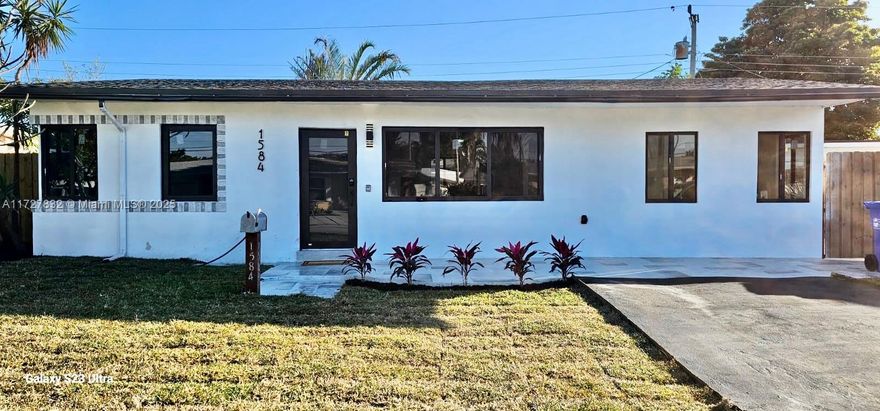 Just Reduced ! Fully Remodeled Like-New Home in East Pompano Beach!
This 3/2 home, renovated with City Permits, offers 1,207 sq. ft. under AC and sits on a 5,200 sq. ft. lot. County Records have not been updated yet in the website, owner is finalizing inspections and applying for a Certificate of Occupancy. Converted from a 2/1, everything is NEW—you name it..! is NEW: 2023 Roof, impact windows/doors, electrical, plumbing, walls, lighting, and AC, Kitchen, Bathrooms, The spacious master suite has a private entrance, a walk-in closet, and a modern new bathroom with double sinks. Enjoy large rooms with contemporary finishes throughout. Located just east of I-95, minutes from beautiful Pompano Beach, Restaurants and shops—See it in Person. House is also for RENT. MLS#A11749400