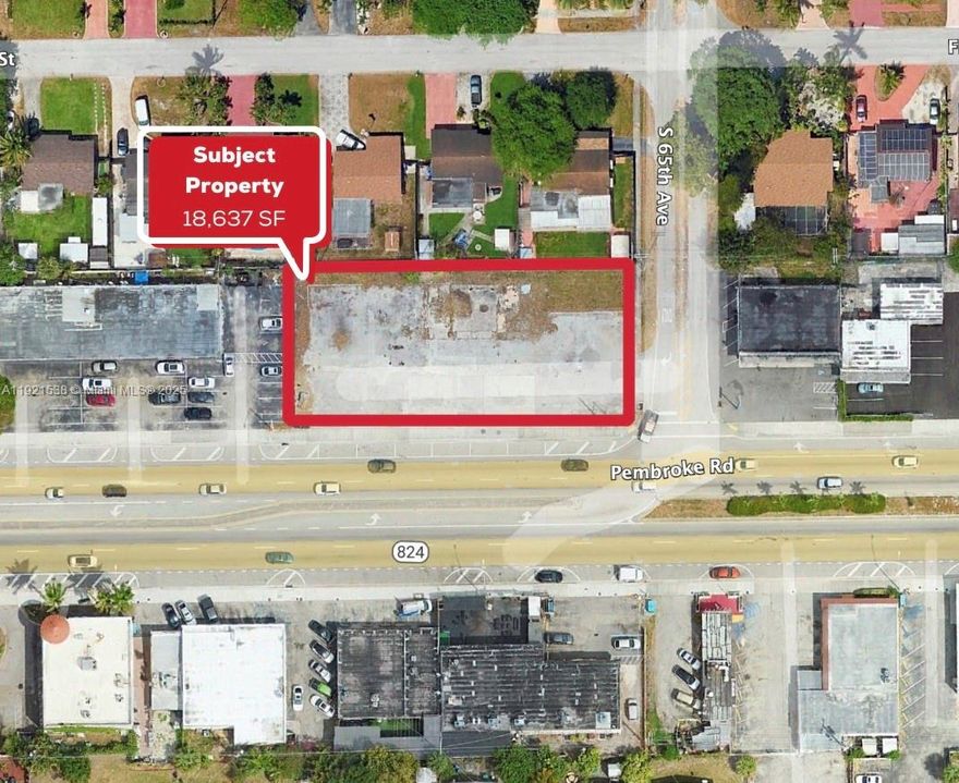 The subject property is an 18,637 SF C-3 commercial development site located on a high-traffic corridor in Hollywood. The fully paved lot offers strong visibility, easy access, and capacity for 50+ vehicles, making it ideal for retail, office, medical, automotive, or mixed-use projects. Positioned between US 441 and I-95, the property is surrounded by established businesses, residential neighborhoods, and ongoing commercial growth. This is a prime opportunity for developers or owner users seeking a versatile site in a central Broward County location.