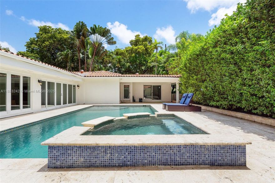 Beautiful Coral Gables home on Maggiore Street a spacious 5 bedroom, 3 bath house with over 4,000 sq ft of living space. It has a private pool, tropical landscaping, and lots of natural light that makes the whole home feel warm and inviting. The layout is open and comfortable, with plenty of room for entertaining, relaxing, or just enjoying everyday living. The kitchen and living areas flow nicely into the outdoor space, where the pool and patio truly feel like your own private retreat.
This home has easy access to top schools, shops and dining. All just minutes from coconut grove, Brickell,and Miami international Airport.