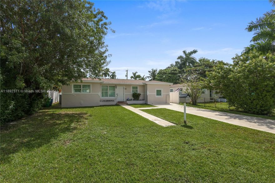 Beautiful 3 bedroom/ 2 bathroom 1760 sq ft home in Biscayne Court seated on a large lot with 8,640 sq ft. Home is spacious featuring an open layout with lots of windows for natural light, newer appliances, porcelain tile floors throughout, newly renovated bathrooms, freshly painted interior and exterior, impact windows. spacious fenced in backyard.