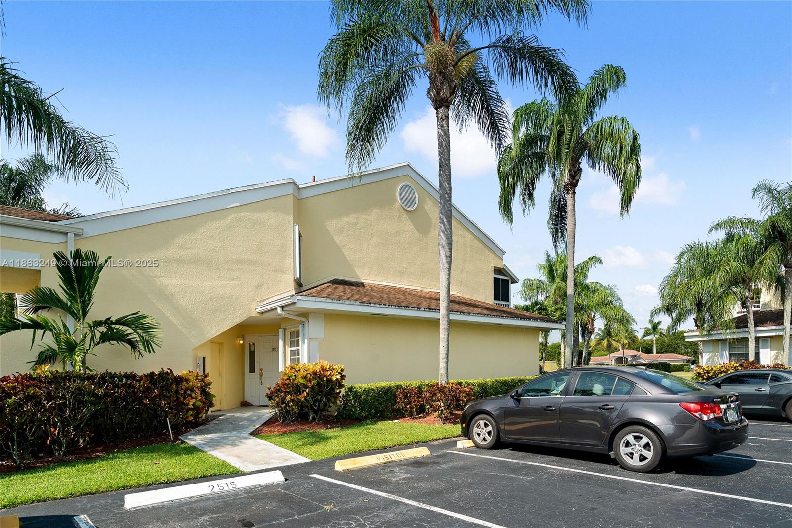 Bright and Spacious 3/2 Condominium ground floor all on one level located in Center Gate, a Keys Gate community, featuring 24 Hour Security. Spacious and bright open concept living areas overlooking the lake and a private screened patio. An updated kitchen with so many amenities. One assigned parking. Plenty of guest parking.