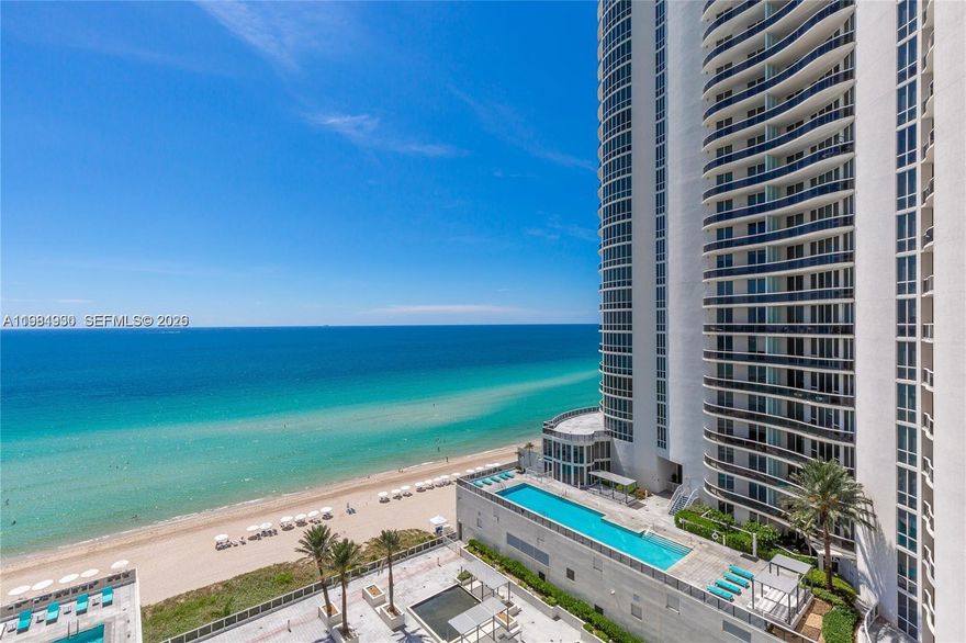 Experience coastal luxury in this stunning 3BR/3.5BA flow-through residence at Trump Tower I. Spanning over 2,300 sq ft, Unit 1106 offers breathtaking dual views: sunrises over the Atlantic and sunsets across the Intracoastal. 10ft ceilings and floor-to-ceiling impact glass flood the space with light, highlighting elegant marble floors throughout. The chef’s kitchen features Italian cabinetry, granite counters, and premium Sub-Zero and Miele appliances. Retreat to a lavish primary suite featuring a spa-inspired marble bath and private terrace access. Enjoy five-star amenities including 250ft of private beach with full service, an oceanfront heated pool, a state-of-the-art fitness center, and 24-hour concierge and valet. Located in the heart of Sunny Isles, you are minutes from Bal Harbour Shops and Aventura Mall. This is more than a home; it is a lifestyle of absolute opulence. Experience the pinnacle of South Florida living.