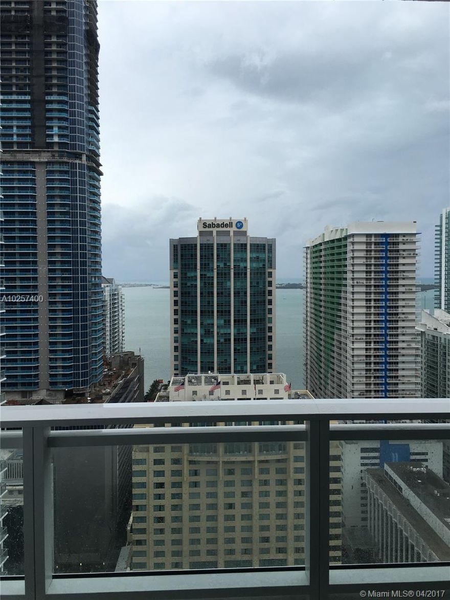 State of Art high rise in desirable Brickell. Be the first to live in, fully furnished, move in ready 1 bedroom 1.5 bathroom unit with 1 assigned parking, SS appliances kitchen. Enjoy spectacular bay and city night lights view from 32nd floor. High Impact window. Top of the line resort style amenities condo with concierge service and security, steps away from Supermarket, shops, restaurants, Mary Brickell Village, Brickell City Center, Metrorail, Metromover, I-95, and many more.

!!Month-to-month rental also available at $3,700/month!!