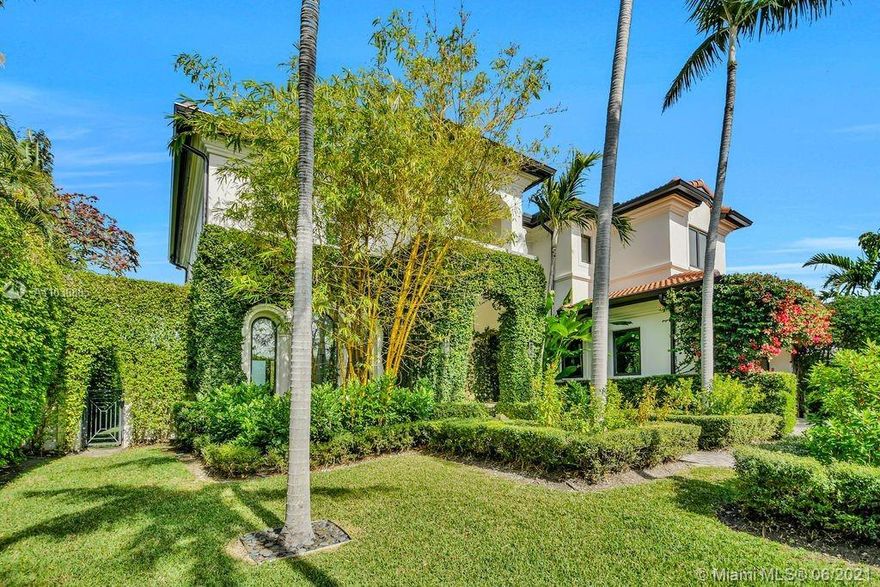 Mediterranean Home in Prime Bay Harbor Islands. Recently installed in 2019: new roof, new impact windows, basketball court, glass pool fence, professional grade basketball court.  Currently undergoing full interior renovation, *see renderings*. Featuring high ceilings, 8 FT doors, 5bd/5.5bath + 2 car garage. Great floor plan. Lushly landscaped front and back yard with mature privacy hedge. Great location, walking distance to the beach, A+ schools, houses of worship, world famous restaurants and shops in Bal Harbour and Surfside. Inquire for details. Home is currently being remodeled and price reflects the finished product. Renderings are conceptual and do not reflect the exact finished product. Inquire for more details of the finishings.