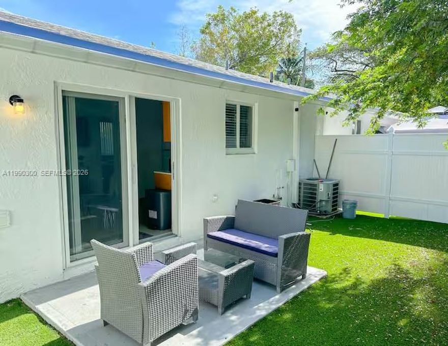 Turnkey income-producing duplex in a prime Fort Lauderdale location! Everything has already been done for you: new roof, gutters, impact windows and doors, artificial turf and landscaping, and hot tub all completed in 2022. Interior updates include new countertops and fresh paint in 2023, along with new fencing in 2023. Property was also tented for termites in 2022 for added peace of mind. This hard-to-find duplex features 2 bedrooms and 2 full bathrooms on each side, plus 4 off-street parking spaces. Currently operating with a vacation rental license, making it an excellent opportunity for investors seeking strong cash flow. Ideally located just south of Wilton Manors, near Fort Lauderdale High School, and only 3 miles from the beach. A true investor’s dream—step right into your own income-producing property. Management recommendations available.
