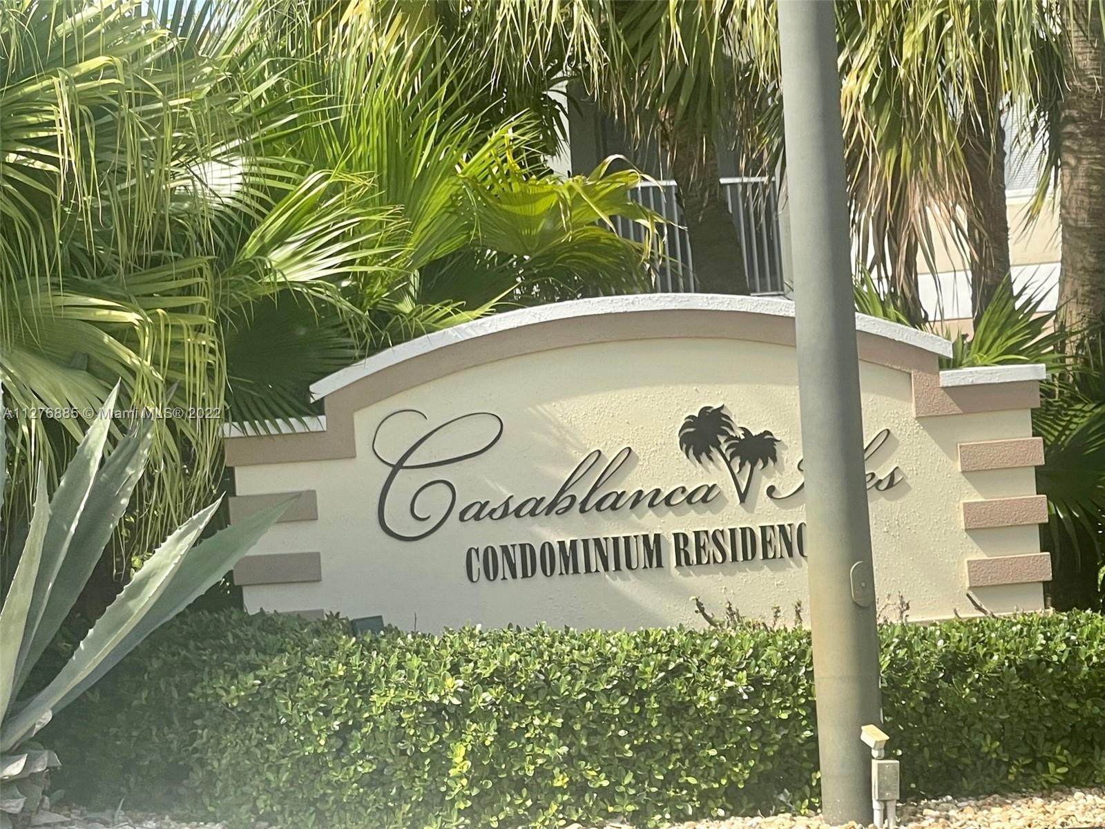 CASABLANCA ISLES CONDO - Residential Lease