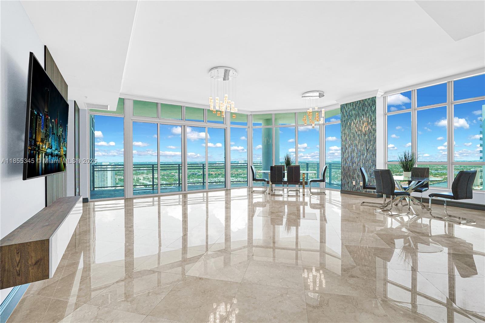 Luxury 26th-floor NE corner residence at the Diplomat Oceanfront Residences offering breathtaking ocean, Intracoastal, and city views. This 2,857 sq ft 3-bed, 3.5-bath home features 12 ft ceilings, an open layout, two terraces, private elevator entry, marble floors, custom closets, and motorized blinds. The gourmet kitchen includes Sub-Zero, Miele, and Dacor appliances with Italian cabinetry. Residents enjoy five-star amenities and exclusive access to the Hilton Diplomat Beach Resort with beach service, fine dining, spa, and more.
