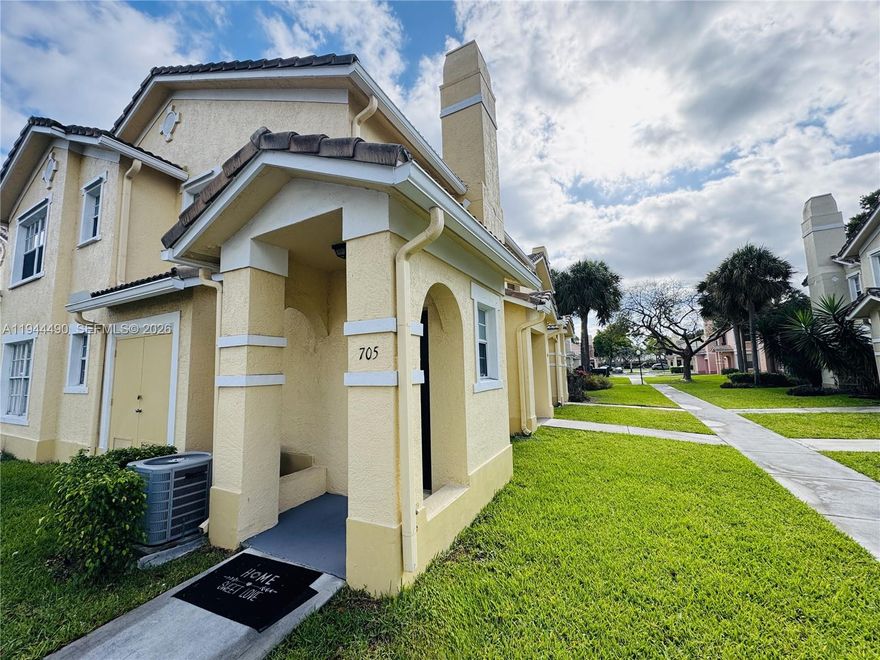 Beautiful 2BR/2BA condo located in the heart of Broward County! Enjoy resort-style living in a gated community featuring a clubhouse, pool, fitness center, tennis courts, playground, and security patrol. This spacious home offers stainless steel appliances, in-unit washer/dryer, and large walk-in closets. Relax on your private open balcony and take in the peaceful surroundings. Perfectly situated within walking distance to Parks, Walmart, Publix, restaurants, and retail shops—everything you need is right at your doorstep. Convenient drive to Turnpike, I-95, and I-75. Move-in ready and ideal for those seeking comfort, convenience, and the best of South Florida living!.----------UNIT RENTED TILL 08/31/2026, PAYS $1,800.00 PER MONTH - tenants can open the door with 24hs notice in advance, on thursdays