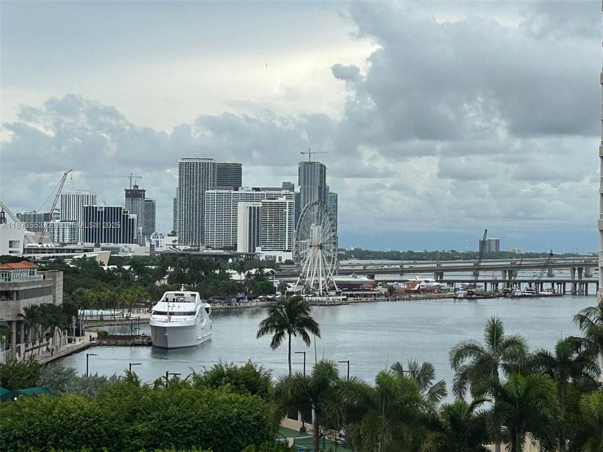 ENJOY THIS BEAUTIFUL UNIT LOCATED IN THE PRESTIGIOUS BRICKELL KEY ISLAND. IT IS A 1 BED, 1-1/2 BATHS AND A BALCONY.  EXPERIENCE BREATHTAKING VIEWS TO THE BAY, THE CRUISE SHIPS AND THE CITY. UNIT HAS BEEN RENOVATED WITH BEAUTIFUL FLOORS, BATHROOMS, CEILINGS, CLOSETS AND KITCHEN WITH STAINLESS STEEL APPLIANCES AND GRANITE COUNTER TOPS. IT HAS JUST BEEN COMPLETELY PAINTED. ACCORDIAN HURRICANE SHUTTERS, GREAT AMENITIES INCLUDES POOL, GYM, SAUNA,TENNIS, RACKETBALL, VALET PARKING AND 24 HRS SECURITY. NEAR TO THE BEACHES, FINANCIAL DISTRICT, DOWNTOWN, KEY BISCAYNE. PETS ARE NOT ALLOWED BY THE ASSOCIATION.