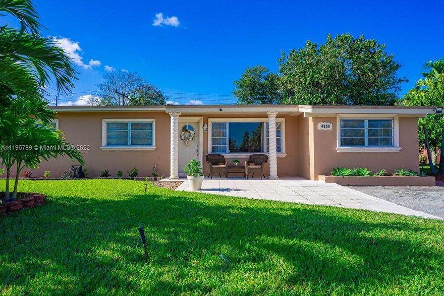 Welcome to this charming Miami Gardens home surrounded by botanical wonders. Keep your car, boat or RV safely secured behind the gate of your oversized driveway when you arrive home. Enjoy the scenery of the spacious backyard as you entertain your guests during weekend cookouts under the screened in covered terrace. Step inside and enjoy not having to lift a finger since this home features everything you have been looking for! Tiled through out, remodeled baths and kitchen with stainless steel appliances. This home will not last very long. Make your appointment today!