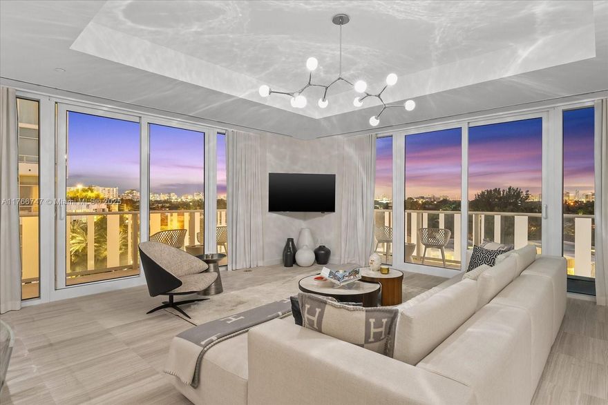 A sanctuary of refined elegance, Lower Penthouse 15 at The Ritz-Carlton Residences, Miami Beach offers an elevated living experience with impeccable design by Piero Lissoni. This residence is a testament to sophistication, featuring soaring ceilings, expansive hurricane-resistant windows, and three private terraces with tranquil views. This residences comes with 1,900+ square feet of interior living featuring a wraparound terrace with endless sunset views.