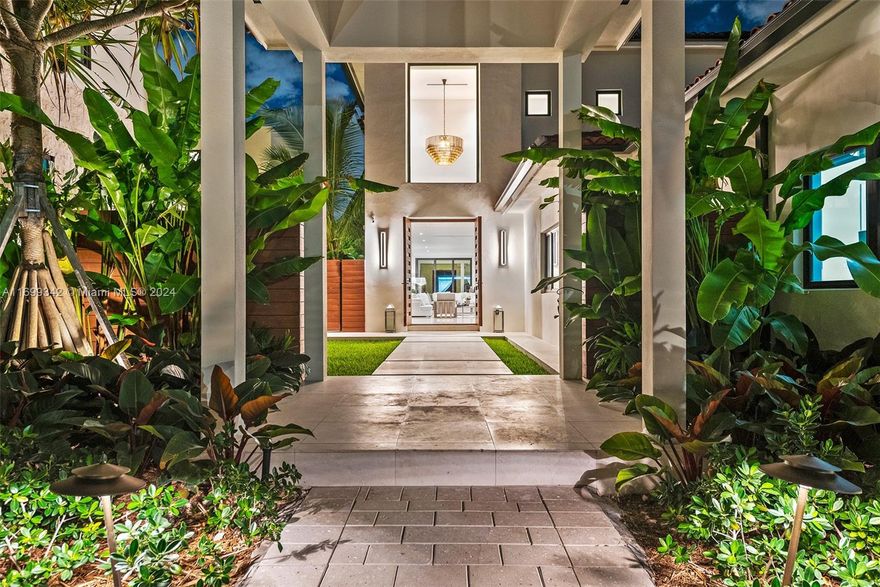 With a grand foyer & museum-quality finishes, this 8 bed, 9 bath Villa is a work of art, both expansive yet with
fine-tuned attention to detail at every turn. This waterfront Masterpiece combines Mediterranean & Modern
architecture within a brand new contemporary home. Heated pool, jacuzzi, boat dock and pizza oven are just a
few ways to enjoy its lush outdoors. A dramatic staircase guides you upstairs to the Master suite and the spa
bathroom reminiscent of the Setai hotel, replete with Balinese elements. A gas range in the kitchen opens up to
the dining & living room, while a covered patio, outdoor kitchen & exterior dining area complete the ultimate
Miami Beach experience. Enjoy being swept away at your own private smart villa, walking distance to shul as well as the Beach.