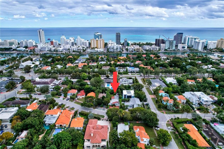 Welcome to La Villa Rozio a 1930-built single-family home offering 3 bedrooms and 2 bathrooms with over 1,500 SF of living space on a 6,700 SF lot. Features include impact windows, a spacious kitchen with breakfast nook, and a generously sized primary suite with walk-in closet and large primary bath. The Large lot invites the possibility for a pool and outdoor kitchen; perfect for embracing south Florida living. Centrally located in the heart of Miami Beach, just blocks from 41st Street, shopping, dining, the beach, houses of worship, top-rated schools, and major medical facilities, with a direct route to Miami International Airport. Ideal for families seeking an established, walkable neighborhood, or for developers and investors looking to capitalize on ongoing area redevelopment and strong appreciation. Oversized lot offers potential to renovate, expand, or build new (buyer to verify zoning). Prime opportunity in a rapidly evolving area.