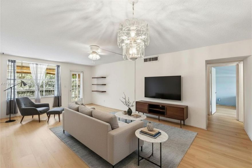 Live the South Florida lifestyle in this beautiful 2 bedroom, 2 bath residence just minutes from the beach. Step inside to a bright and inviting layout featuring impact windows that fill the space with natural light while providing peace of mind, features new flooring, new kitchen counter tops and appliances. The living area flows seamlessly to your private screened-in balcony, an ideal setting for morning coffee or evening unwinding overlooking lush tropical gardens and a sparkling resort-style pool. The well-kept community creates a tranquil, park-like environment and features desirable amenities, including a relaxing sauna, offering a true sense of retreat. Perfectly positioned just minutes from the beach, fine dining, shopping, and vibrant nightlife and Fort Lauderdale International Airport, this residence delivers an elevated South Florida lifestyle with both sophistication and ease. An opportunity for full-time living, a seasonal escape, or a smart investment in one of Fort Lauderdale’s most desirable locations, where every day feels like a getaway. RENT RIGHT AWAY. 90 Day min.