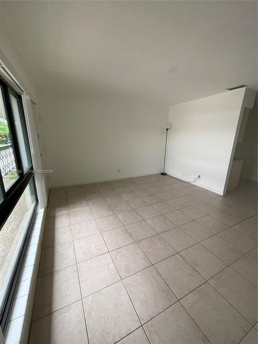 One bedroom, one bath apartment for rent on 2nd floor of a 2 floor building. Building has common laundry facility, central AC, impact windows and one assigned parking space. Water and trash removal included in rent. First month and two security deposits required ($4500). Income must be around $3700 a month. Building in located in Imperial Point, one block away from Pine Crest School and 2 1/2 miles from the beach. Convenient access to US 1, Interstate 95 and Florida Turnpike