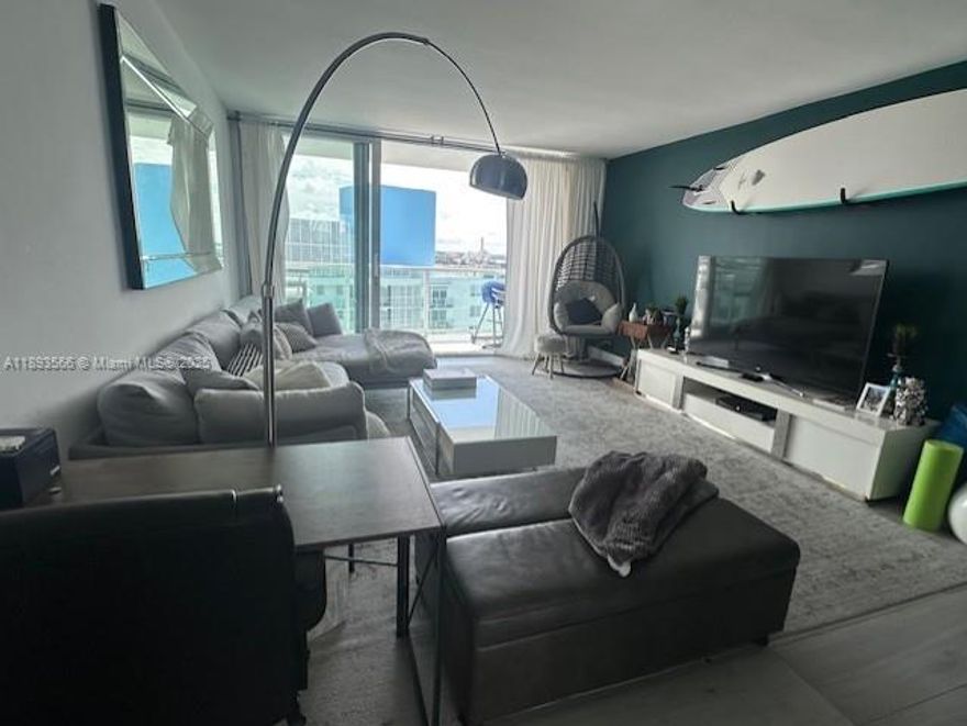 Furnished Large 1 Bedroom / 1 Bathroom unit with Breathtaking BAY & OCEAN views.  Live in the Heart of Miami Beach in a full-amenity building. Features and Amenities: Newly Renovated Resort Style Pool Deck, 24-hour Concierge and Security, Package Service, Fitness Center, Heated Pool, and Jacuzzi. Hair Salon and Convenience Store on Property. Steps to Whole Foods, Walgreens, Coffee Shop, Restaurants. Walking Distance to Lincoln Road and the Beach. Within 15 minutes of Downtown Miami, Kaysea Arena, Arsht Center, Entertainment District, Wynwood, and the Design District. Near Major Highways and Miami International Airport. SCHEDULE a Showing Today!  AVAILABLE upon approval through April 30, 2026.