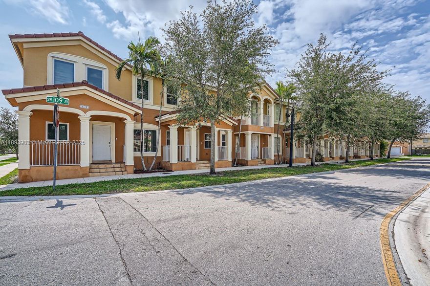 Spacious 4-Bed, 3-Bath Townhome in the heart of Homestead. Welcome to this beautifully maintained 4-bedroom, 3 full-bath townhome offering comfort, space, and style. The open-concept first floor features sleek tile flooring throughout, creating a clean, modern foundation perfect for entertaining or everyday living. The kitchen is a chef’s delight with ample counter space, rich stained cabinetry, and a functional layout that flows seamlessly into the dining and living areas.