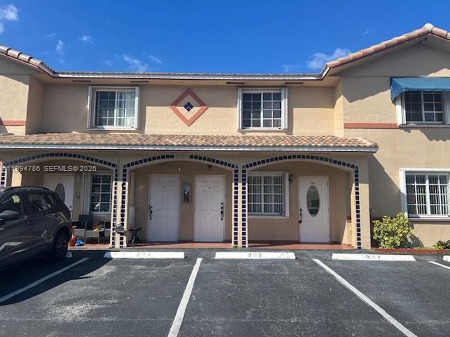 Great Unit in Valencia Villas in the Heart of West Hialeah. Nice Features Include the Following: Kitchen Snack Bar, Stainless Steel Appliances (Refrigerator & Stove), Washer and Dryer in the Unit, All Doors Including Closet Doors Have Been Freshly Painted, Light and Bright Unit, Great Ample Floor Plan, 2 Assigned Parking Spaces Right at Your Front Door is a Fabulous Feature, Plus More... One Small Dog is Okay With a $300 Pet Deposit.
