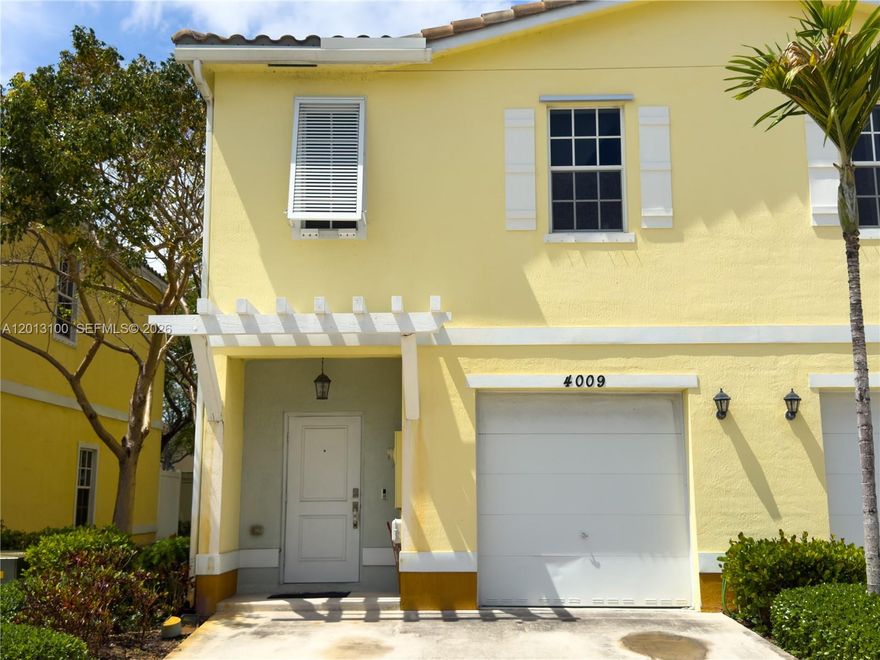 Beautifully maintained 3-bedroom, 2.5-bath corner-unit townhome in Lauderhill, built in 2019. This home offers a bright, modern layout with abundant natural light and thoughtful upgrades throughout. The main level features spacious, open-concept living and dining areas, complemented by tile flooring, and a sleek contemporary kitchen with stainless steel appliances, quartz countertops, and nice cabinetry. A convenient half bath completes the first floor. Primary suite with a walk-in closet and private bath, along with two additional bedrooms, a full bathroom, and a second-floor laundry room for added convenience. Accordion shutters for full storm protection, a 1-car garage, and two driveway spaces with nearby guest parking. Located in a gated community with amenities such as a pool and playground, this property offers low HOA fees and quick approval. Ideally situated near major highways (I-95, I-595, Turnpike, and SR-7/441), with easy access to Fort Lauderdale Airport, beaches, shopping, dining, and entertainment—including Las Olas. Can be leased right away—making it a fantastic opportunity for both homeowners and investors. Don’t miss this exceptional property! Seller is MOTIVATED and ready to sell!
