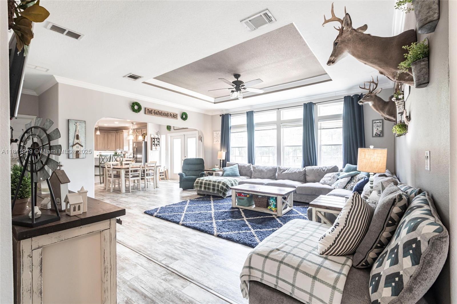 Home: 2018 Jacobsen manufactured home featuring 3 bedrooms, 2 bathrooms, 1,968 sq. ft. This home sits on 1.4 acres. The open floor plan, large kitchen, and ample natural light. Metal roof.