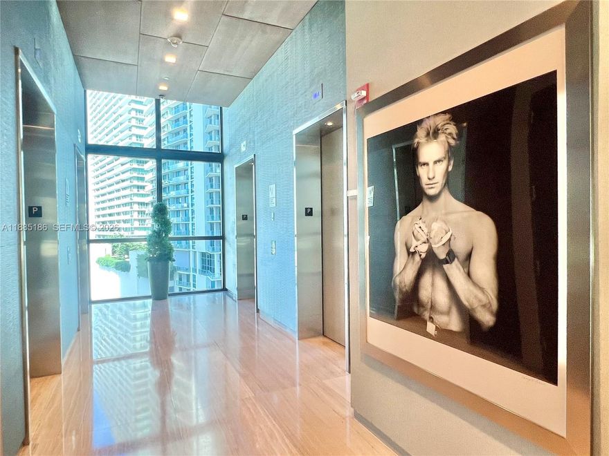 Welcome to Your New Home! This stunning luxury condo at The Bond features 1 spacious bedroom, a versatile den, 1 full bath, and a convenient half bath. Perfectly located in the heart of Brickell, it offers a peek of the water along with breathtaking east and south city views.

Enjoy walking distance to top destinations like Sexy Fish, Mary Brickell Village, Brickell City Centre, Whole Foods, and more. The building itself is a work of art, showcasing sculptures, curated artwork, and Terry O’Neill’s iconic photography of British stars. Residents can also relax in the modern library and lounge with a pool table, or take advantage of top-tier amenities including a resort-style pool, hot tub, and fully equipped fitness center.