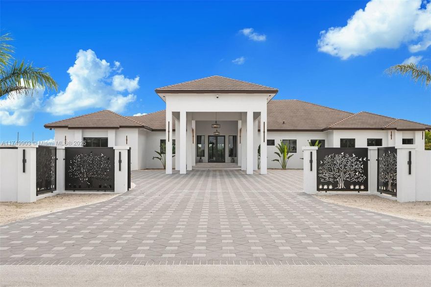 Stunning brand-new home in the Redlands. This brand-new and custom-made construction boasts an open-concept layout, flooded with natural light through expansive impact-grade windows. Gorgeous kitchen featuring top-of-the-line appliances and a spacious island. Large pool with heating system, salt-cleaning system, and a built-in spa.

Meticulously selected finishes and attention to detail, every room showcases high-end materials, from the porcelain floors to the designer fixtures. All doors are custom-made with mahogany wood. Massive backyard (over 1 acre), ideal for relaxing or hosting guests. Enormous driveway and front porch. Situated in a desirable neighborhood within the Redlands, this home is truly one of a kind.

Schedule a showing today and step into the home of your dreams!