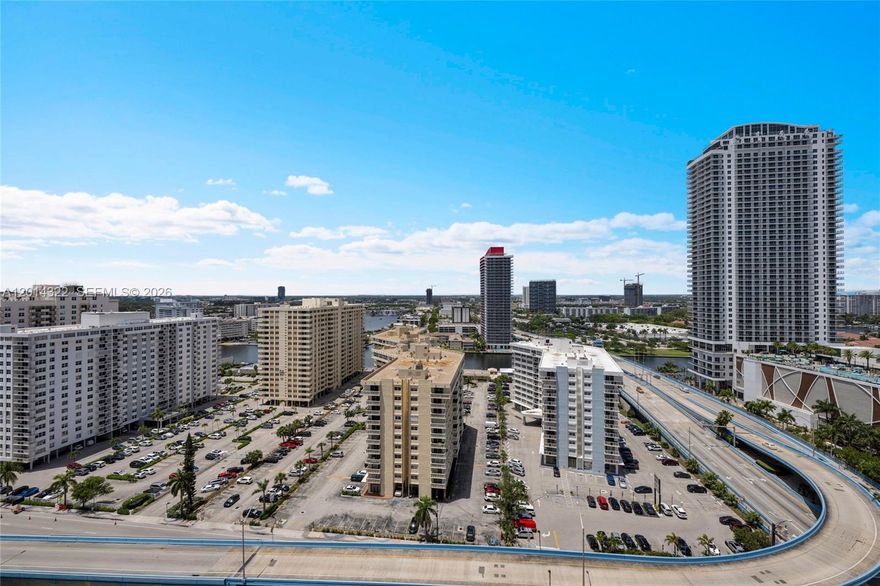 Beautifully appointed 3-bedroom residence featuring 3 full bathrooms and stunning Intracoastal views. This spacious unit offers marble floors, granite countertops, and premium KitchenAid appliances. Floor-to-ceiling windows provide abundant natural light and access to a private balcony to enjoy breathtaking sunsets. Located in the prestigious Beach Club Towers, a full-service oceanfront community offering resort-style amenities including 24-hour concierge, valet parking, security, multiple pools, and a 50,000 sq. ft. fitness center and spa overlooking the Atlantic Ocean. Prime Hallandale Beach location just minutes from shopping, dining, and entertainment.