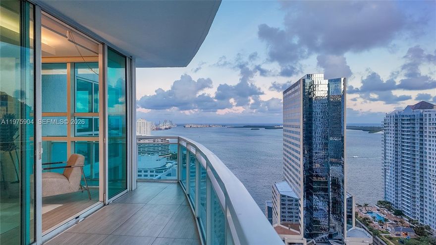 Live Limitlessly in this exceptional 29th floor unit at The Plaza Brickell, showcasing sweeping views of the Brickell skyline w/ Biscayne Bay glistening in the distance. This expansive 1,289 SF two-bed layout offers both comfort & functionality, ideal for first-time buyers or anyone seeking refined city living. The kitchen features a peninsula breakfast bar that seamlessly flows into the living area -designed for effortless entertaining & everyday living. Upgrades throughout elevate the space: closets reconfiguration for enhanced storage, solid wood doors, upgraded mirrors & modern lighting - soffit lighting in the living room - create a warm, contemporary ambiance. Step onto your corner balcony & experience the best of both worlds - breathtaking sunsets & the sparkling energy of Brickell at​​‌​​​​‌​‌​​​‌‌​​​‌‌‌​​‌​​‌‌​​​​ night.