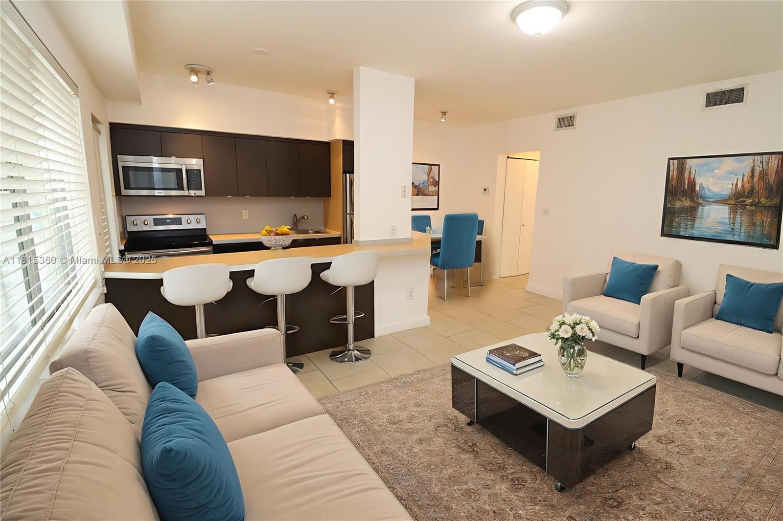 Rental Property at 6835 Rue Versailles 104, Miami Beach, Miami-Dade County, Florida - Bedrooms: 1 
Bathrooms: 1  - $1,900 MO.