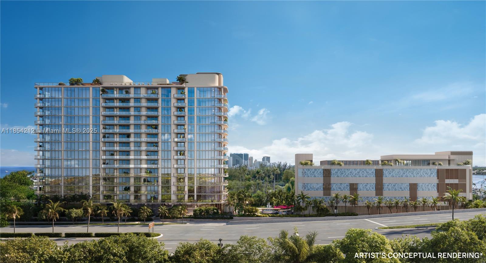 NEW CONSTRUCTION! Nestled between the Intracoastal Waterway, the Atlantic Ocean, and Hugh Taylor Birch State Park, Sereno rises as a masterpiece of boutique living and modern elegance in Fort Lauderdale. An all-glass, sculptural design flows seamlessly, with floor-to-ceiling windows dissolving the divide between nature and luxury. Unwind in your light-filled home or savor views on your private terrace. Sereno offers an elevated lifestyle and beauty at every glance. Offering elevated resort-inspired amenities including a rooftop pool, cold plunge, infrared sauna, state-of-the-art fitness center, Rooftop pickleball court, family lounge, and more. This is your opportunity to embrace effortless coastal living with dedicated beach services and exclusive access to the Bonnet House!