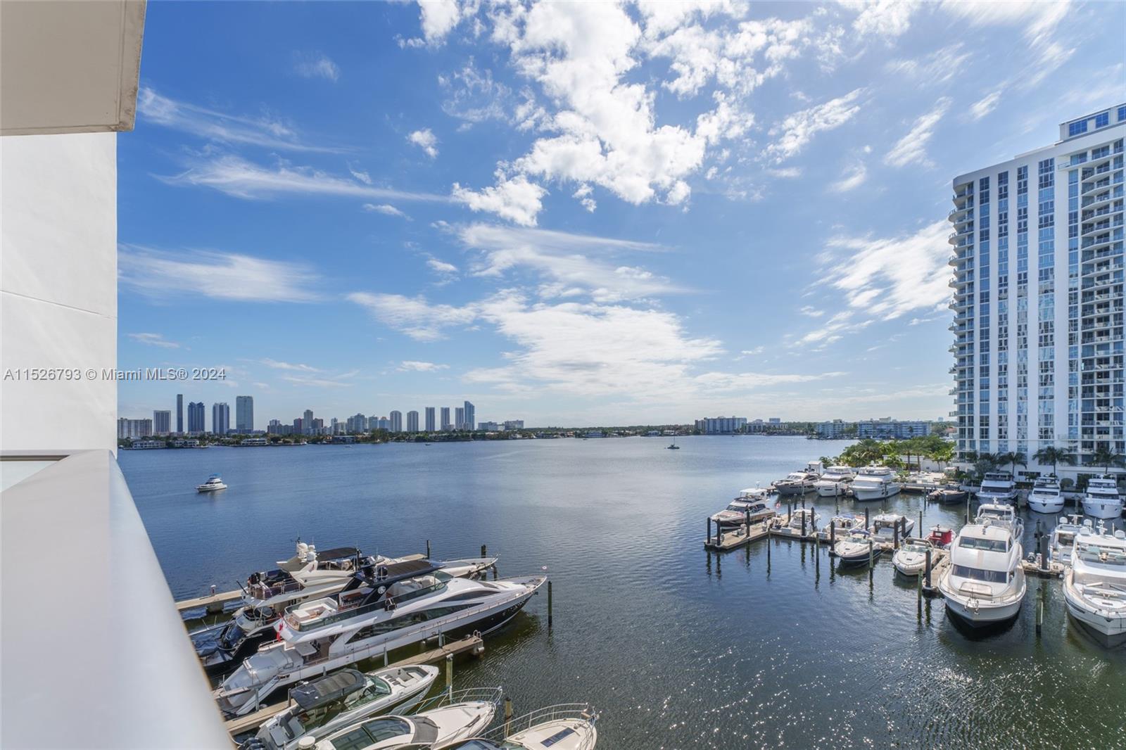 Available on March 15, 2024 - Enjoy living in Florida with this Furnished Water Front Corner Unit. 2 bedrooms with custom closets, 2 bathrooms, 2 car parking spaces, Storage, Snaidero Kitchen and Sub-Zero, Bosch and Wolf Appliances and a large balcony to enjoy the views. Marina Palms offers a Pool, Outdoor BBQ, Spa with Sauna, Fitness Center, Valet Parking, Kids Room, Club Room and Concierge. The building offers a Resort Lifestyle. Boat Slip and Private Marina Membership is available.