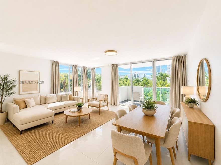 BEST PRICED Oversized 1 bedroom 1.5 bathroom in the building. Welcome to Unit 315 at 1200 West Ave, a beautifully maintained residence in the heart of vibrant Miami Beach. This bright and inviting unit offers the perfect blend of comfort, style, and prime location.
Featuring an open-concept layout with abundant natural light, the space is thoughtfully designed to maximize functionality and flow. The kitchen is equipped with wood cabinetry and stainless stell appliances, , living and dining areas - ideal for both relaxing and entertaining. **New AC unit**. Generous closet space and a well-appointed bathroom add to the unit’s appeal.
Located in a desirable waterfront building on West Avenue, residents enjoy amenities such as a bayfront pool, fitness center, 24-hour security, and on-site management. Just minutes from Lincoln Road, world-class dining, shopping, beaches, and nightlife, this property offers the ultimate Miami Beach lifestyle. Perfect as a primary residence, vacation home, or investment opportunity. Don’t miss your chance to own in one of South Beach’s most sought-after locations.