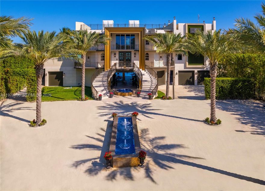 Experience unparalleled oceanfront living at Chateau On The Ocean, a turnkey private estate set within an exclusive enclave in Islamorada. Here elevated coastal living reflects the sophistication of what has been referred to as the Hamptons of Miami.  From the moment you arrive, a striking sense of privacy, scale, and intention is evident, with architecture and surroundings that feel truly unforgettable. Completely reimagined and newly constructed in 2023, this residence showcases exceptional modern design, engineering, and craftsmanship. Set on just under 2 acres of pristine coastline, the property offers 19,784 SF of total living and entertaining space, including 10,182SF under air. Inside, soaring ceilings and walls of glass create a seamless indoor-outdoor connection, filling the interiors w/ natural light and highlighting refined, couture-level finishes. Amenities include a fitness center, indoor basketball and pickleball court, putting green, a Baccarat-inspired grand ballroom, and a custom Glamour Suite. Outdoors, a mosaic pool and spa overlook the Atlantic Ocean, complemented by alfresco dining, a firepit lounge, and multiple terraces w/sweeping coastal views. A 300" outdoor LED theater and rooftop terrace elevate the experience. A 100ft private dock provides direct ocean access.  Approved plans include 6 additional suites, including 2 oceanfront residences, allowing expansion into a multi-structure compound. A rare legacy estate defined by privacy, scale and presence