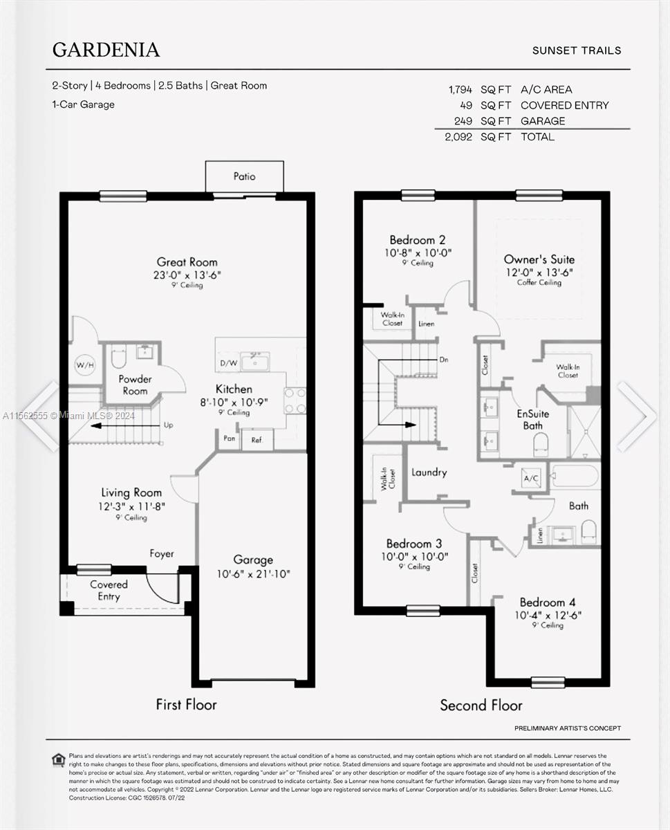 SUNSET TRAILS - Residential Lease