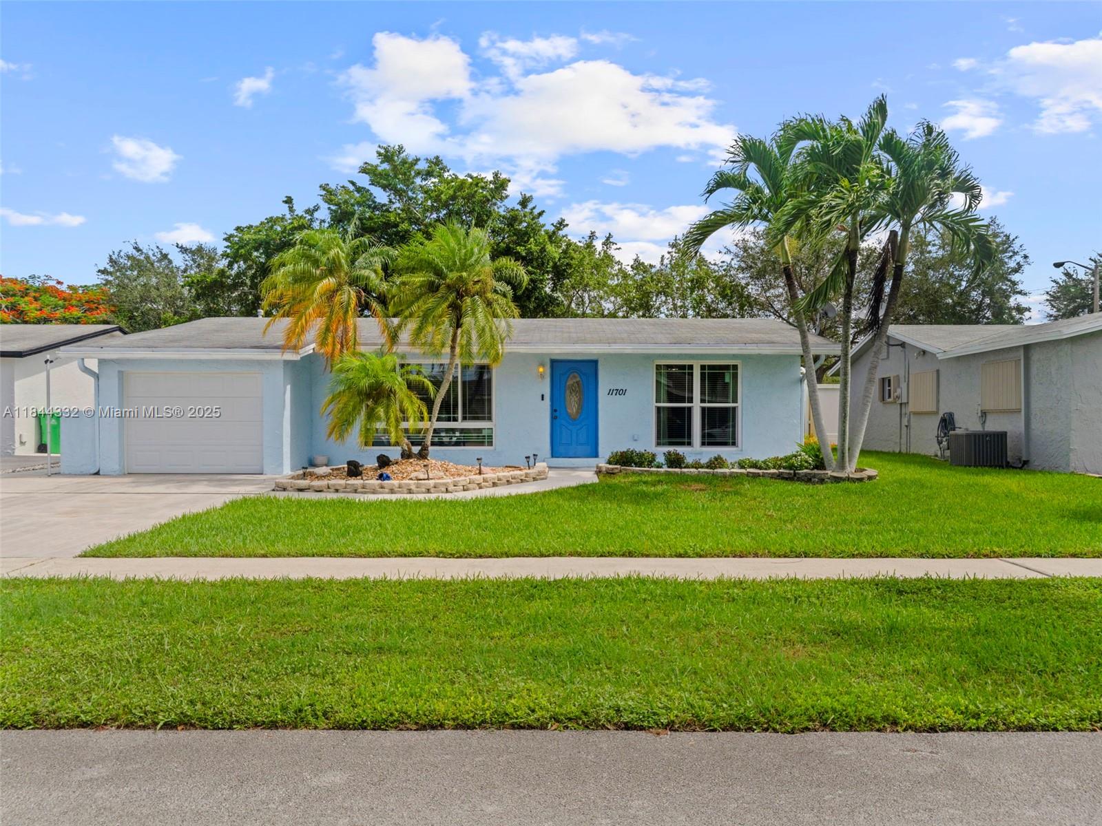 Beautifully maintained 2-bedroom, 2-bathroom home with private pool and 1-car garage in the heart of Pembroke Pines. This charming residence offers a spacious layout, updated bathrooms, and a bright kitchen overlooking the backyard. Enjoy indoor-outdoor living with a screened-in pool area—perfect for entertaining or relaxing. Tile floors throughout, fresh paint, and pride of ownership are evident in every corner. Conveniently located near shopping, dining, parks, and top-rated schools. Move-in ready and easy to show!