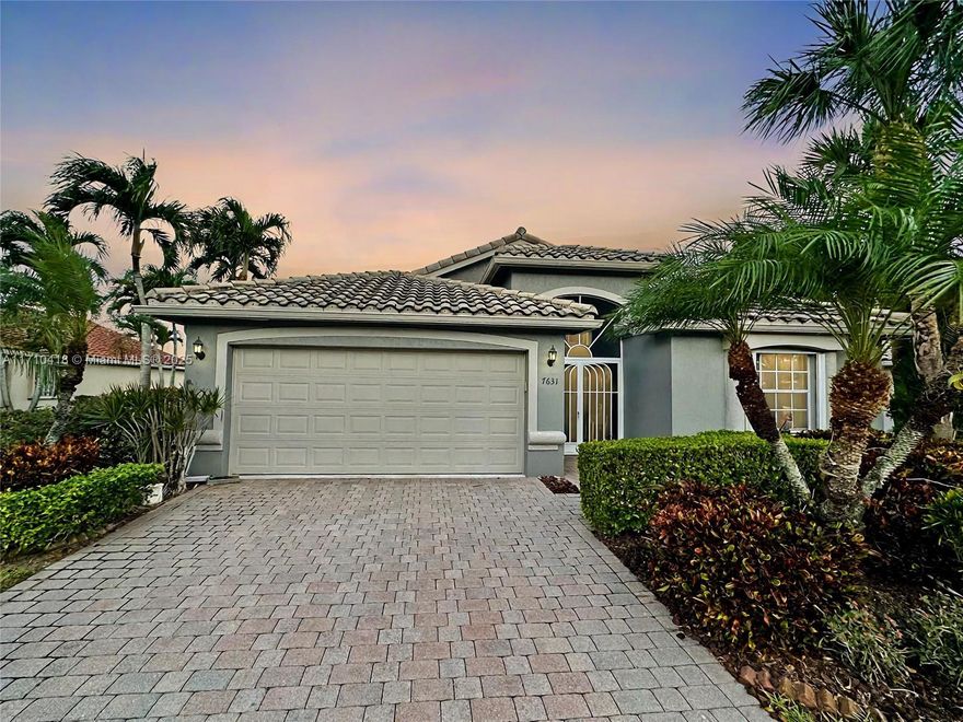 Beautifully maintained 3-bedroom 2-bathroom home, on a large lot overlooking a beautiful lake, in the highly sought-after 55+ gated community of Ponte Vecchio West. Open floorplan, tile and wood laminate flooring, walk-in closets, eat-in kitchen, and very large double high screened-in patio overlooking the picturesque lake. Community has full amenities including tennis courts, 2 pools, grand clubhouse, fitness center, craft room, and more.