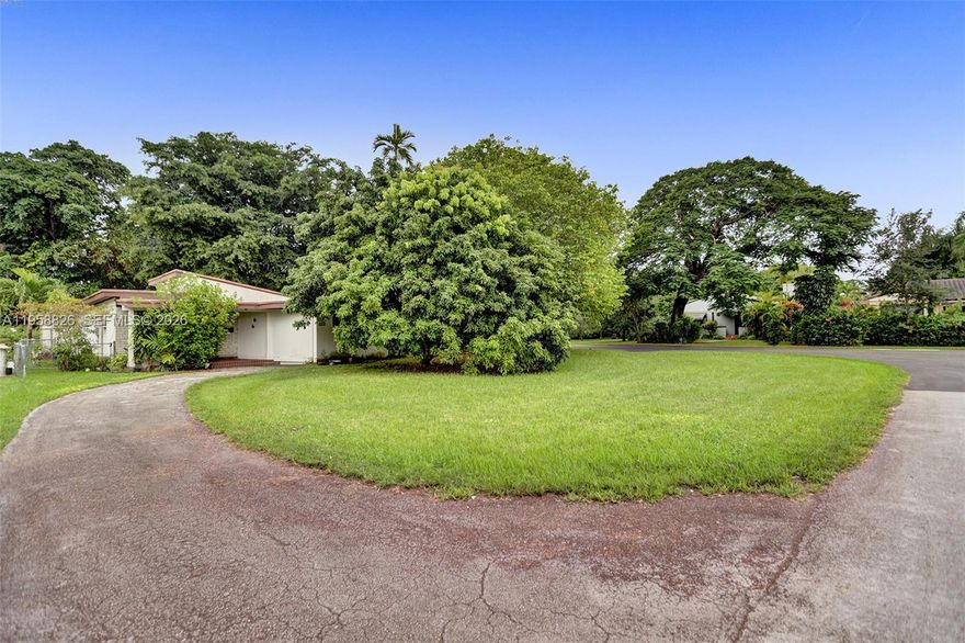 Large 10,358 sq ft corner lot with a 1,512 sq ft, 3 bedroom, 1 bath home that has a large covered patio. Home built in 1950 and needs remodeling and has potential for in-law-quarters, subject to new Miami-Dade County ordinance. Located in much desired schenley park. Tremendous location, centrally located. Great opportunity to create your dream home, build and extend.