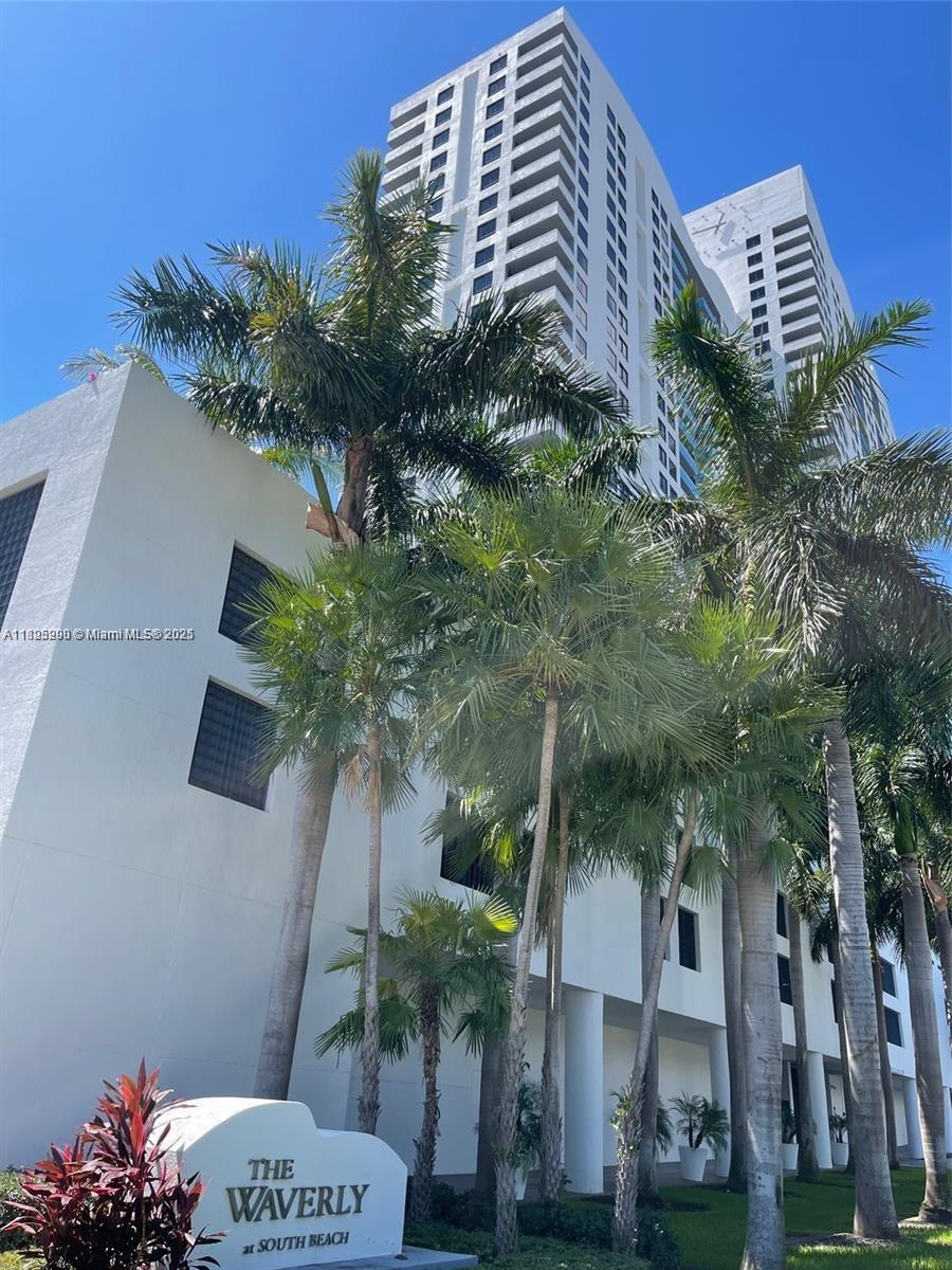 Available August 1, 2025, this spacious 1BR/1BA at The Waverly South Beach offers tile and laminate wood floors, an updated kitchen and bath, and in-unit washer/dryer. Located in a luxury bayfront building on West Avenue with southern exposure for excellent natural light. Enjoy resort-style amenities including a bayfront pool, gym, tennis court, BBQ area, convenience store, 24-hour front desk, security, valet, and one assigned parking space. Just steps from Lincoln Road, Whole Foods, Trader Joe’s, Flamingo Park, and top local dining. Live in the heart of South Beach. *See Broker's remarks for showings.*
