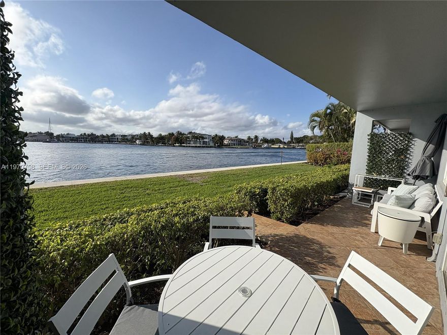 Experience the best of South Florida waterfront living in this fully furnished, move-in-ready condo overlooking the Intracoastal. Natural light fills the open layout, highlighted by a modernized kitchen, refreshed bathroom, and tile flooring throughout. Impact windows and doors provide peace of mind, while the private balcony captures wide, panoramic water views. Perfectly situated at the tip of Lake Santa Barbara, this location offers one of the broadest Intracoastal vistas in all of Pompano Beach. Residents enjoy sunny poolside days and spectacular evening skies year-round. Flexible rental policy allows leasing once per year. Enjoy lower monthly HOA fees compared to similar units in the building. Ideally located just moments from the beach, restaurants, and the Pompano Beach Pier.