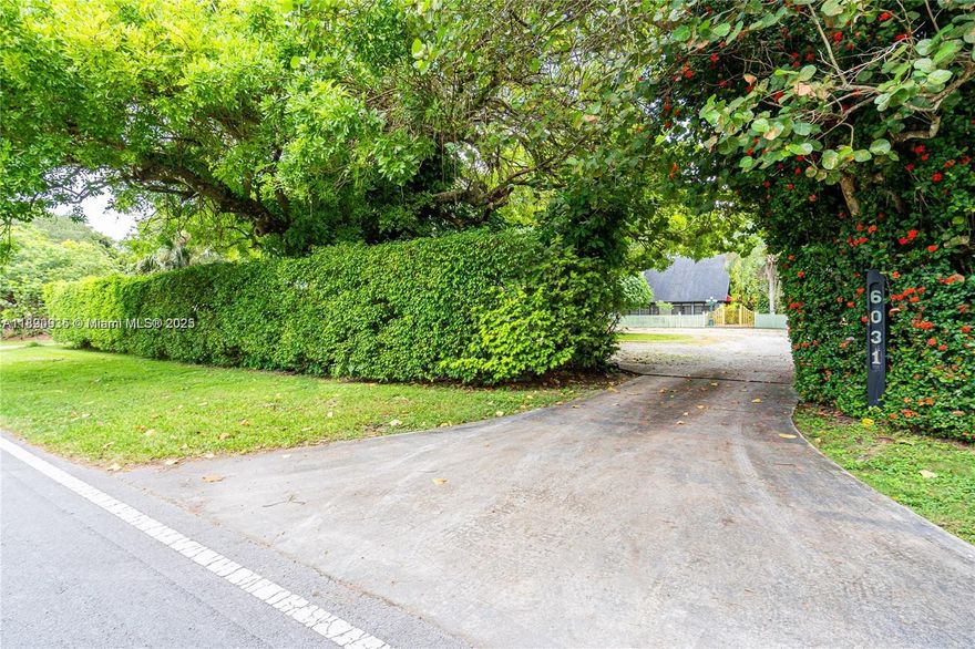 If you're seeking privacy and a prime location to build your dream home, or simply enjoy a one of a kind, cottage style residence, look no further. This private estate spans over 50,000 square feet of beautifully landscaped grounds. The main house offers 3 bedrooms and 2 bathrooms, separate guest house includes 1 bedroom and 1 bathroom (rented until March 2026). Additional features include a spacious wooden gazebo and a custom playground house, making this property ideal for outdoor entertaining or family enjoyment. With unlimited potential, this is a rare opportunity to make this unique property your own. Ideally located near top-rated schools, shopping, restaurants, US-1, and the Palmetto Expressway. Easy to show.