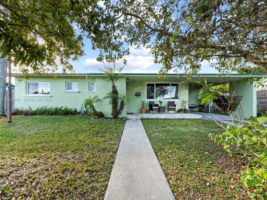 Enjoy the peace of a quiet neighborhood in this move-in-ready 3-bed, 2-bath home. This property is built to last with a durable metal roof and Impact windows, doors and features a sleek interior with stainless steel appliances and a mix of tile and wood floors (no carpet!). Includes a convenient carport and the total freedom of no HOA. Perfect for those seeking a low-maintenance lifestyle without restrictive rules.