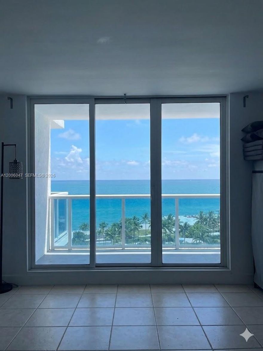Available July 1, 2027 UNFURNISHED at The Roney Palace. YEARLY. 1 bedroom, Direct
ocean views South side of building. Bright open balcony. Resort living. 3 Heated oceanfront
pools with complimentary chairs, umbrellas & towels. Food & beverage service at pools. 
Restaurants, bars, and cafe on site. Optional Anatomy Gym membership available on site.
CARPET in bedroom. Original condition. Not a new renovation. All windows high impact, quiet,
looking out to the beautiful ocean. Cable & Internet included. 1 valet parking included.