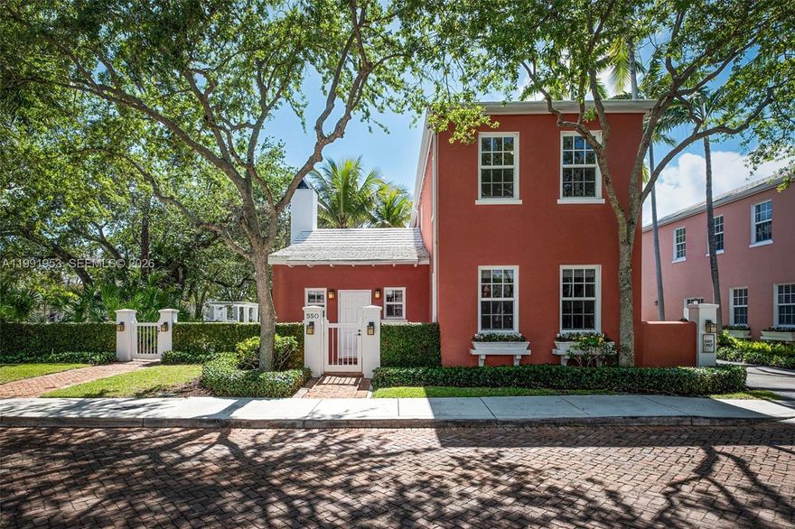 Exceptional opportunity to own a spacious, immaculate and completely freestanding townhome in the in the most convenient corner of Coral Gables. Crafted in a Bermuda village style image, this community is a rare coupling of luxury urban living and private enclave charm. A short walk from Merrick Park, a quick and easy commute to Downtown/Brickell, Coconut Grove, and downtown Gables, and directly across the street from Miami’s brand new and highly anticipated Underline-a 120 acre linear park with performance areas, outdoor gyms, playgrounds, dog parks, marketplaces, and gardens. The ideal location for a home with soaring ceilings, oversized 2 car garage, bright sun-drenched open living spaces, direct pool access, flexible space downstairs to convert into a 4th bedroom, and beautifully manicured and maintained grounds. This "must-see" home has it ALL!